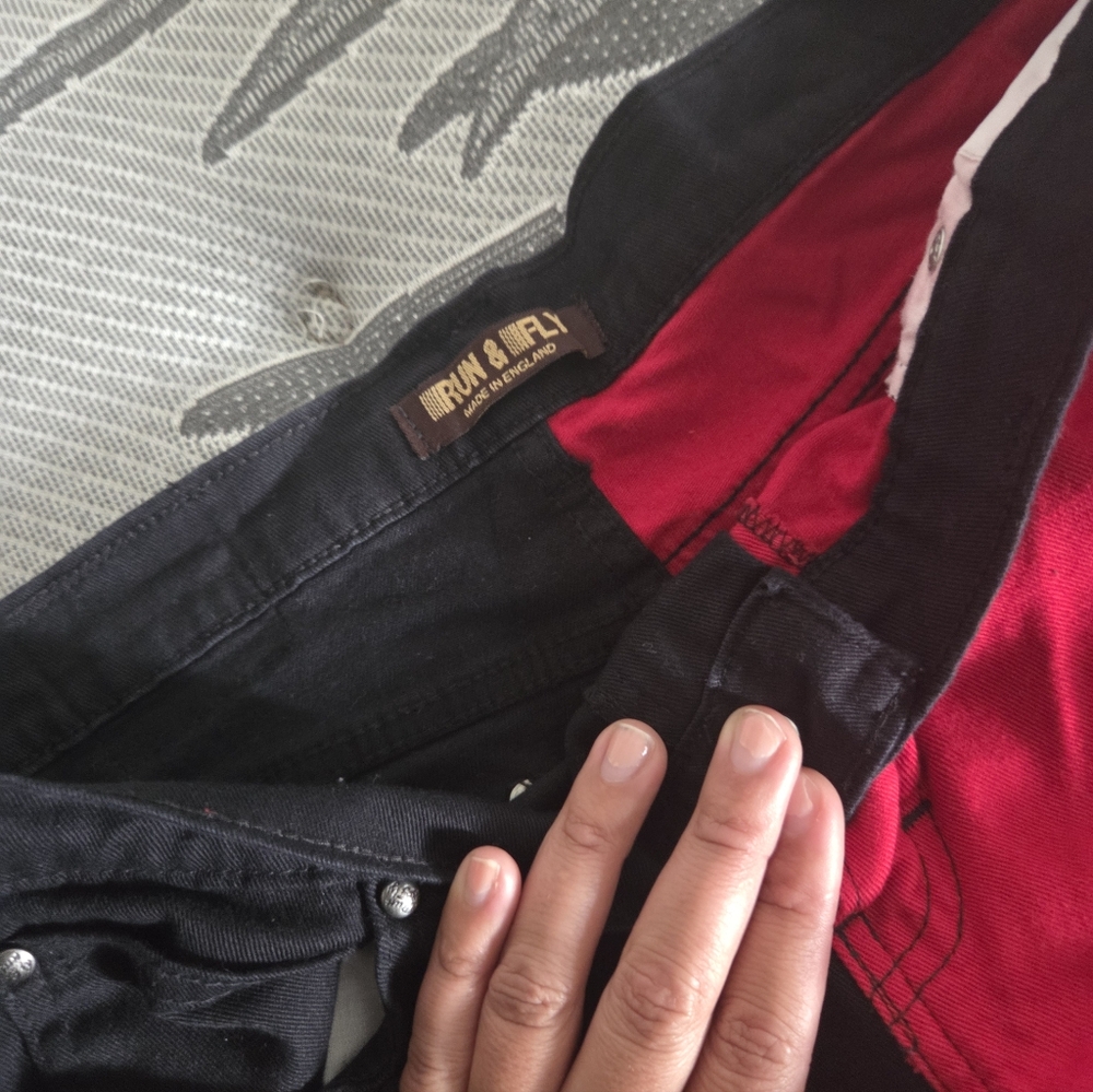 Iron & Resin Black and Red Apparel